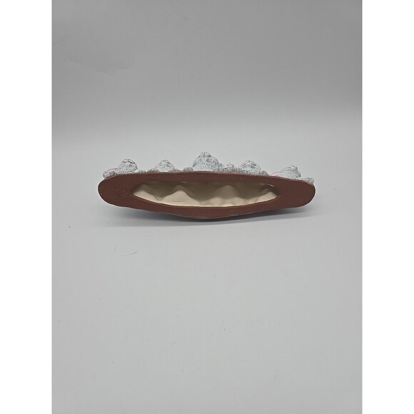 Vintage Nowells Inc Row Of Bunnies Ceramic Hand Painted Figure 1993 - Picture 6 of 12